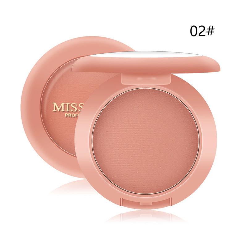 12 color blushes rosy matte cheeks.