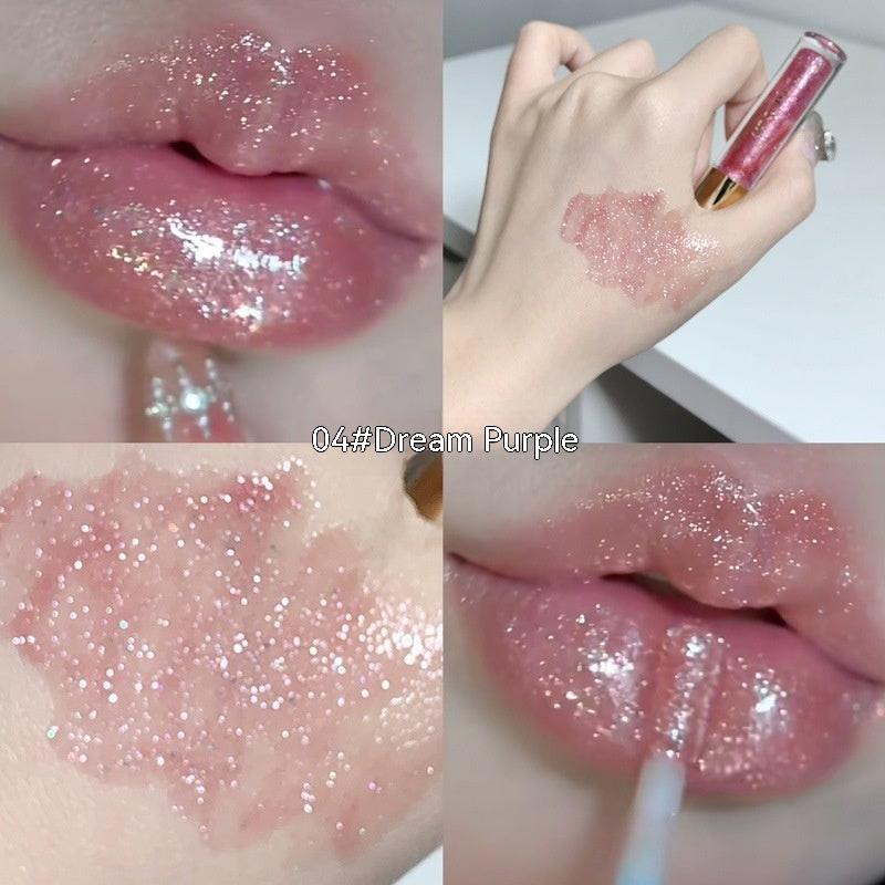 Moisturizing And Rich Flash Lip Gloss Water Light Mirror Lip Lacquer.