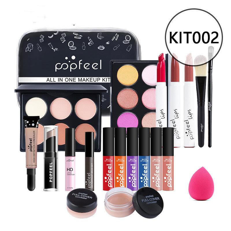 Makeup Cosmetics Set Beginner Combination Concealer Eyeliner Eyebrow Pencil.