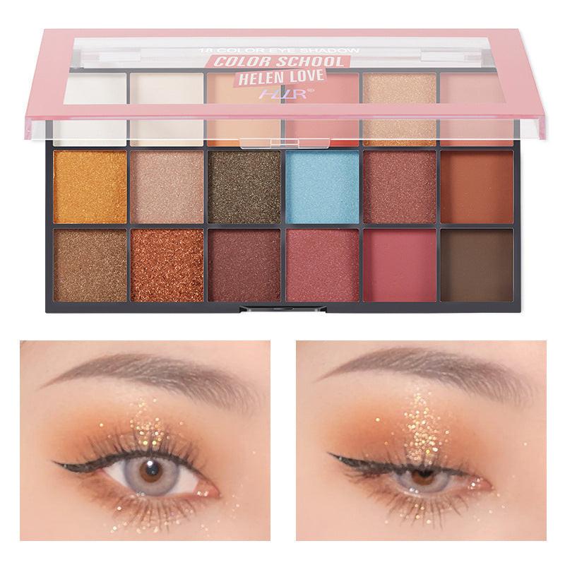 Pearlescent Matte Face Repair Plate Color Makeup Eye Shadow Plate.