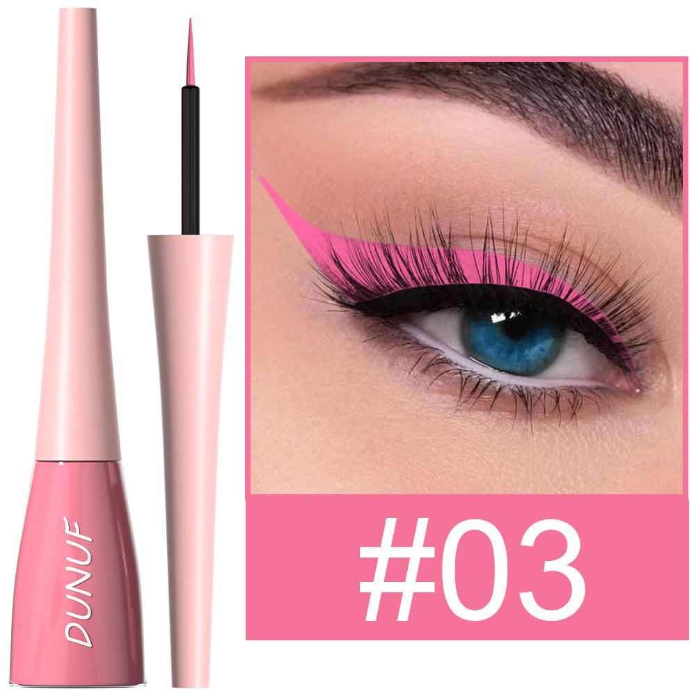 18 Color Long Lasting Waterproof Color Liquid Eyeliner.