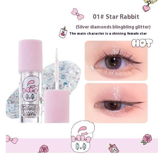 Eye Shadow Plate Thin And Glittering Matte Crouching Silkworm Brightening.