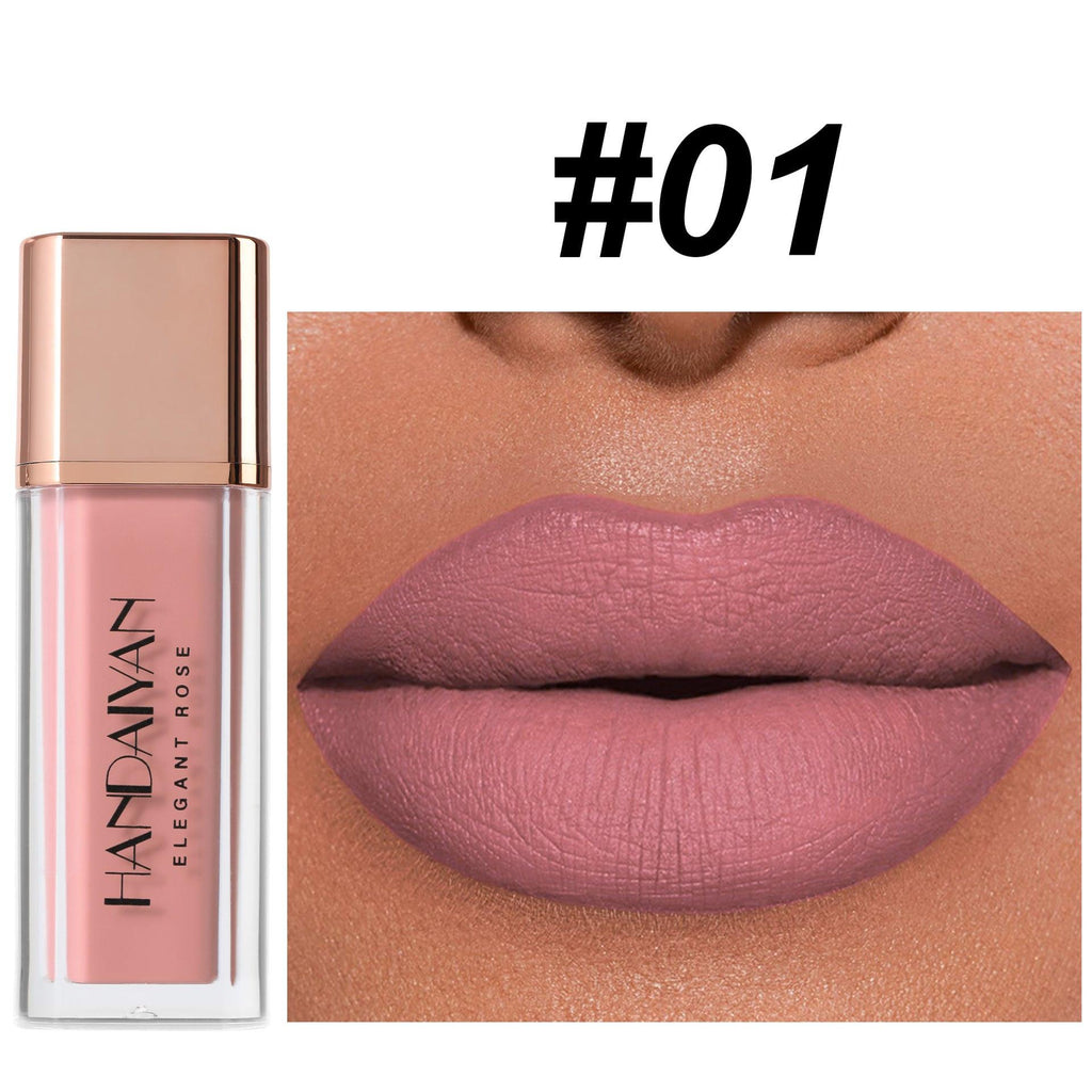 Lip Gloss Quick-drying 8 Colors No Stain On Cup Does Not Fade.