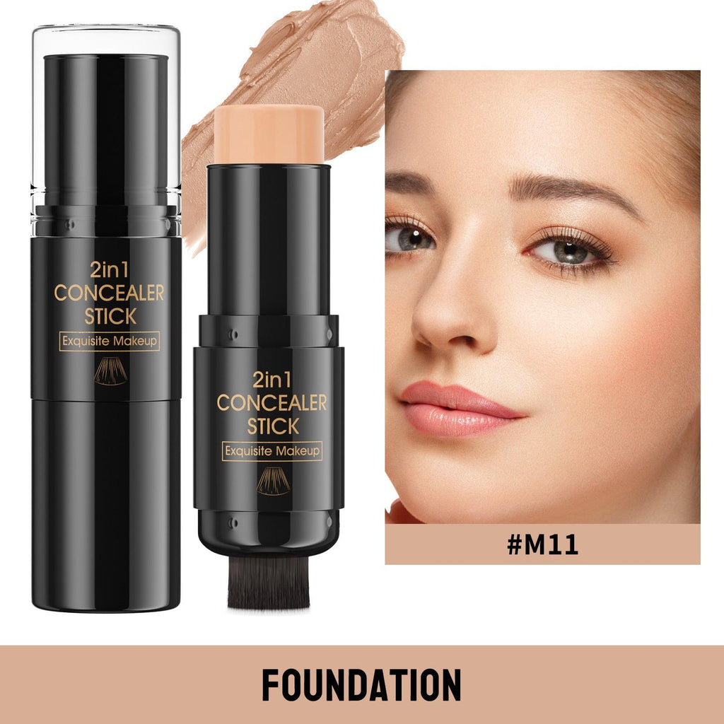 Highlight Blush Double-headed Contour Stick With Brush.