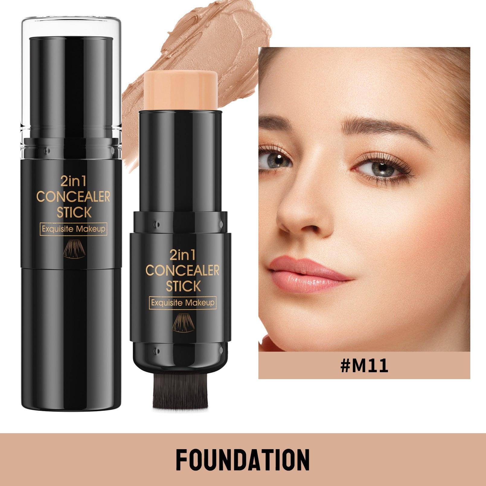 Highlight Blush Double-headed Contour Stick With Brush.