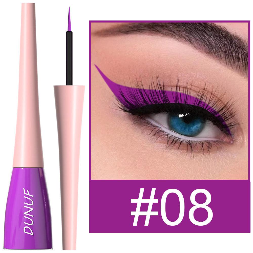 18 Color Long Lasting Waterproof Color Liquid Eyeliner.
