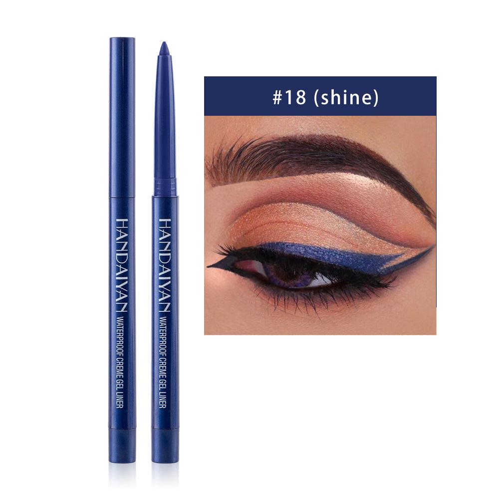 20 Color Cat Eye Makeup Waterproof Neon Colorful Liquid Eyeliner Pen Make Up Comestics Long-lasting Black Eye Liner Pencil.