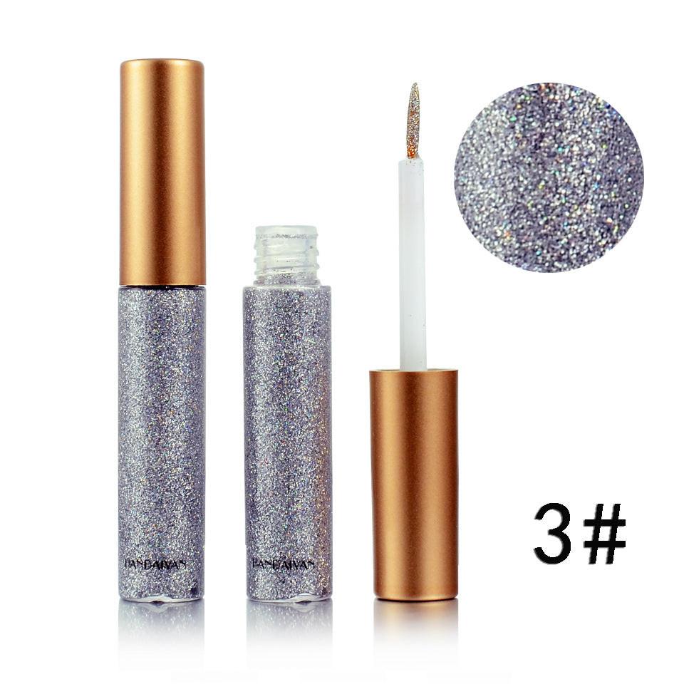 Stage Nightclub Makeup Performance Makeup Colorful Shiny Sequins Flashing Liquid Eye Shadow.