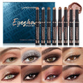New Product Eye Shadow Stick Combo 8 Color Rendering Not Easy To Smudge.