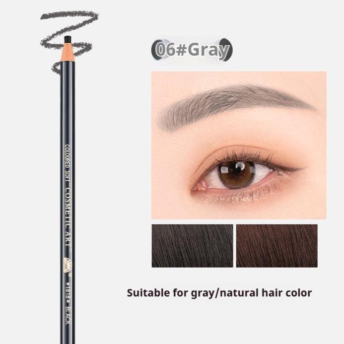 Line Drawing Waterproof Sweat-proof Non-fading Brushed Natural Eyebrow Pencil.