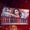 Matte Lipstick Set GIFT 12 Pieces Batch Waterproof And Long Lasting.