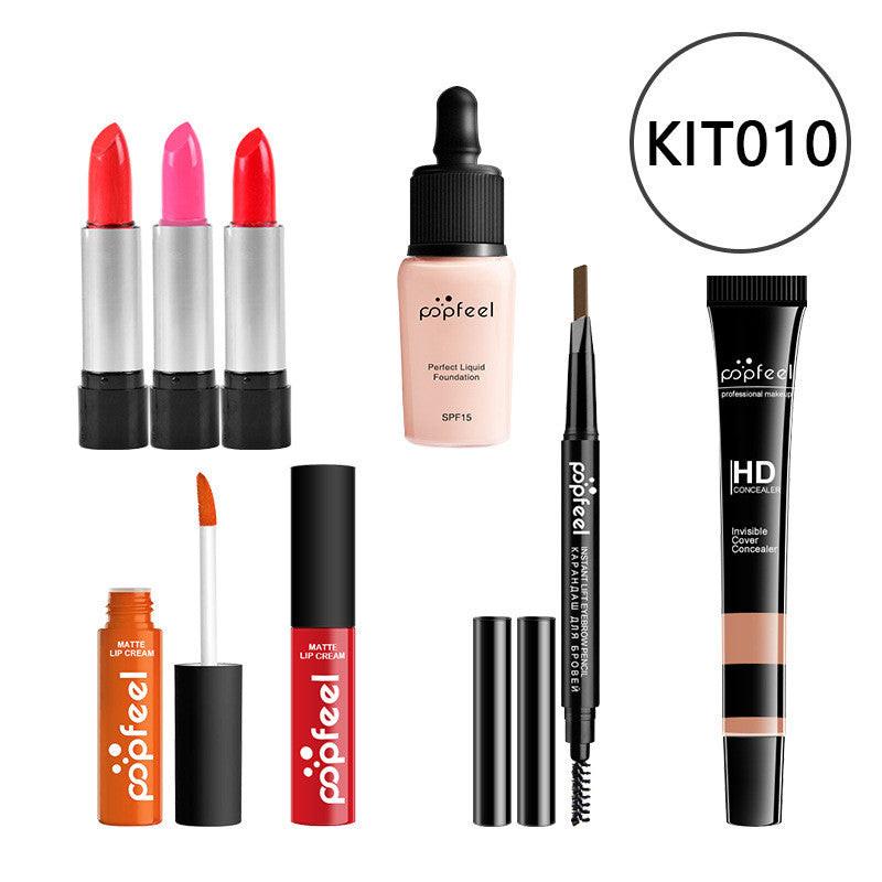 Makeup Cosmetics Set Beginner Combination Concealer Eyeliner Eyebrow Pencil.