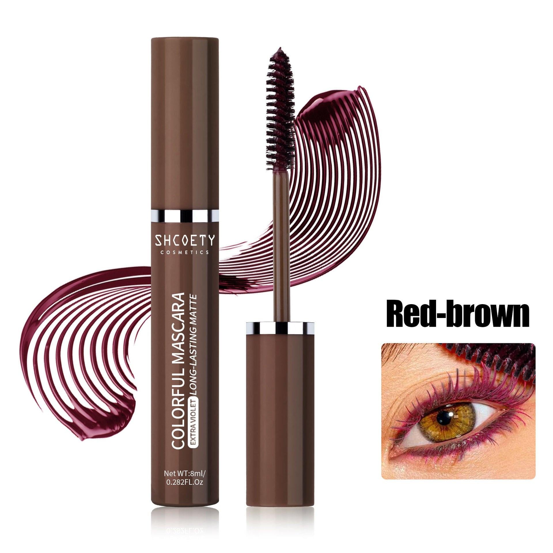 Color Mascara Waterproof Not Smudge Long Thick.