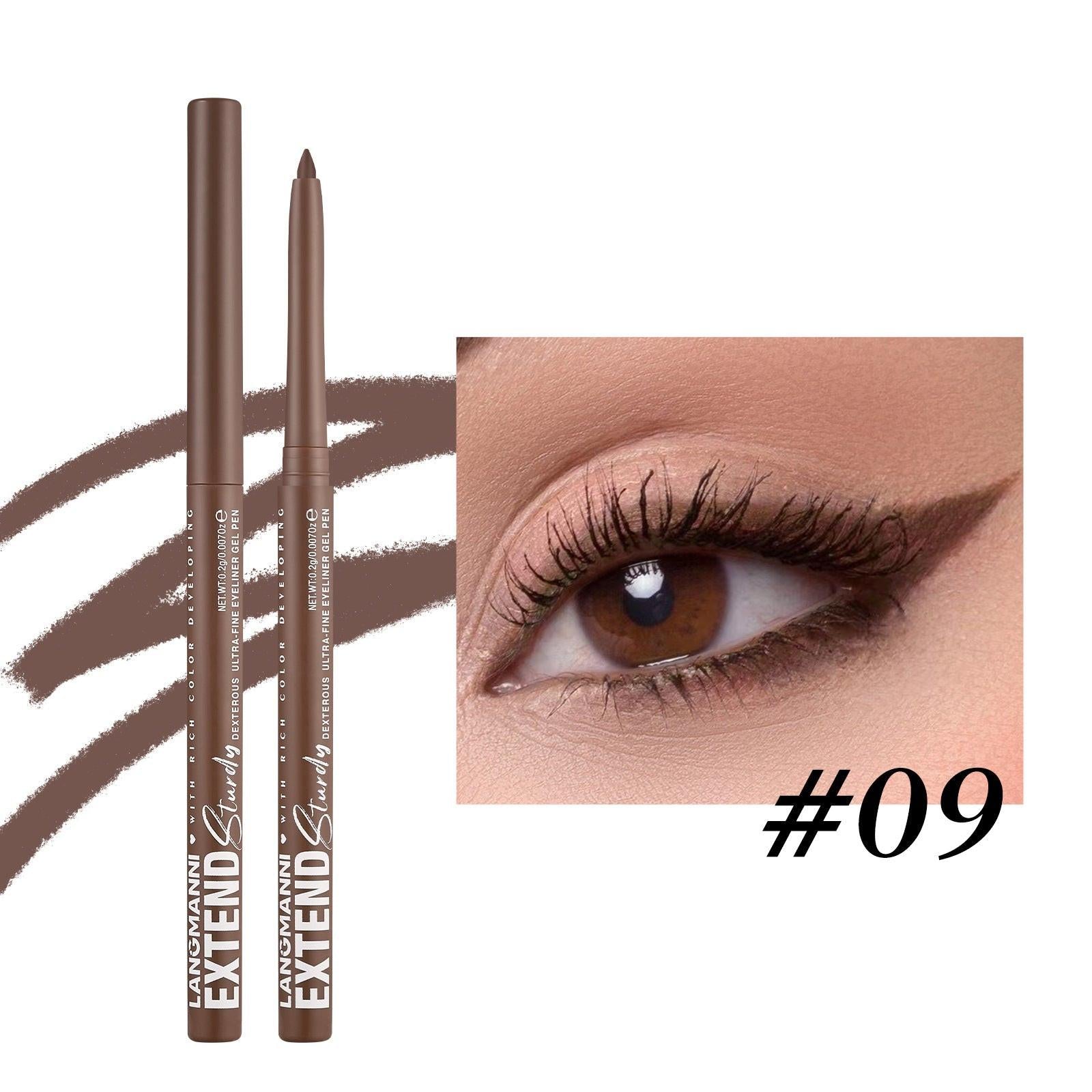 Waterproof And Durable Not Smudge Automatic Rotation Eyeliner.
