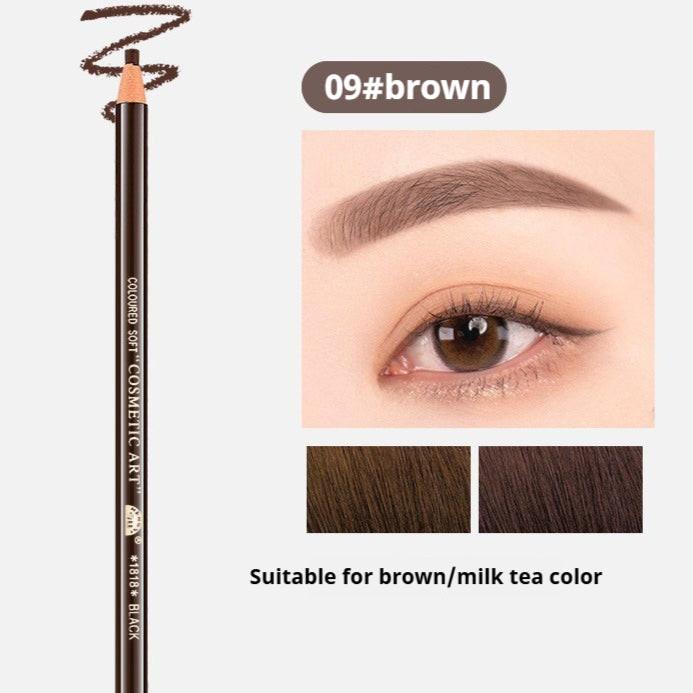 Line Drawing Waterproof Sweat-proof Non-fading Brushed Natural Eyebrow Pencil.