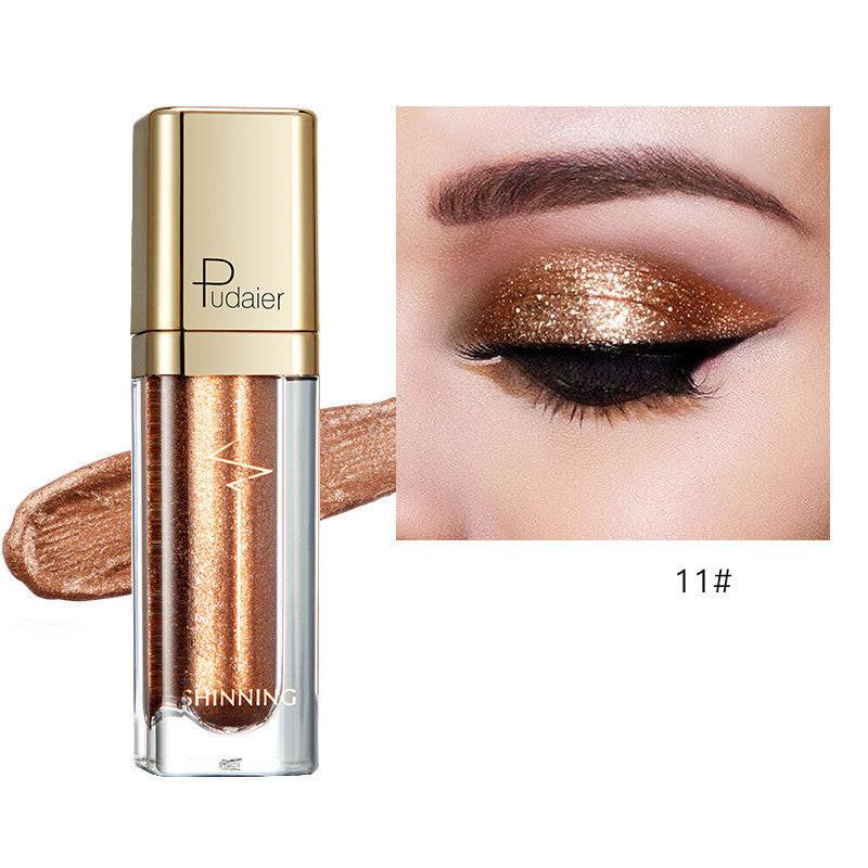 18-color glitter eyeshadow.