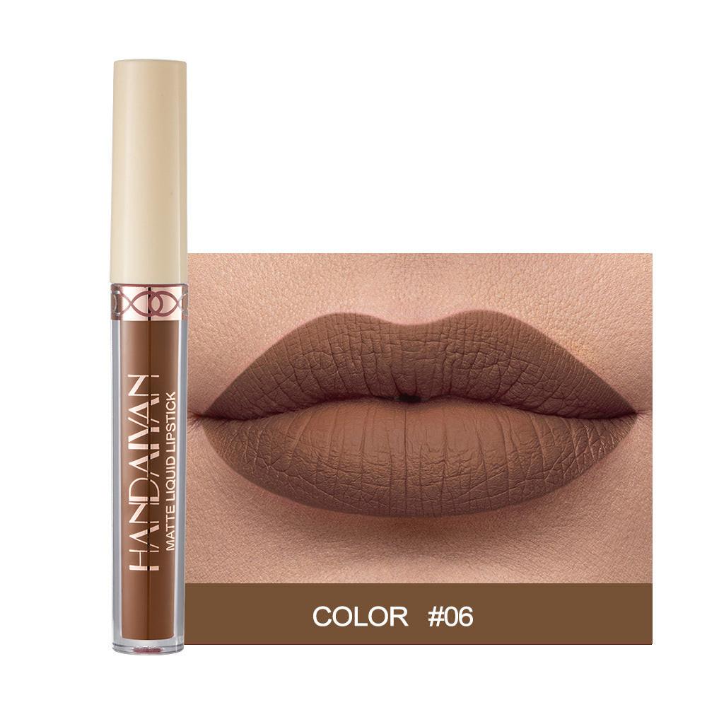 Matte Finish Velvet 12 Colors Lip Gloss Liquid Lipstick Lip Glaze.
