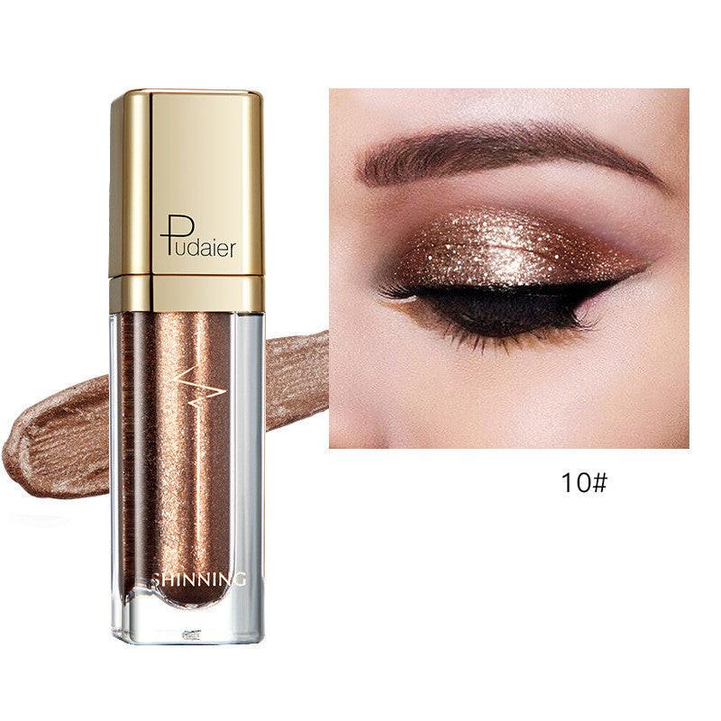18-color glitter eyeshadow.