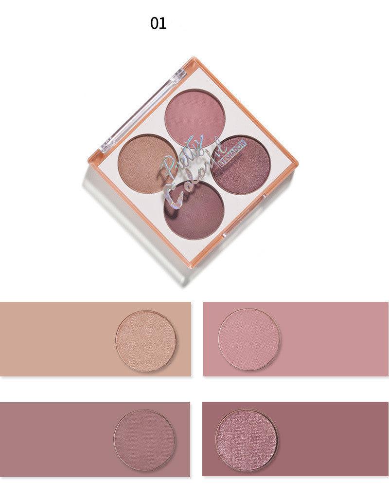 Lamex's new four-color eyeshadow palette.