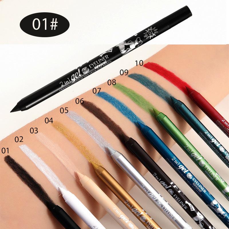 Long-lasting Concealer Waterproof Sweat-proof Smudge-free Eyeliner And Lip Liner.