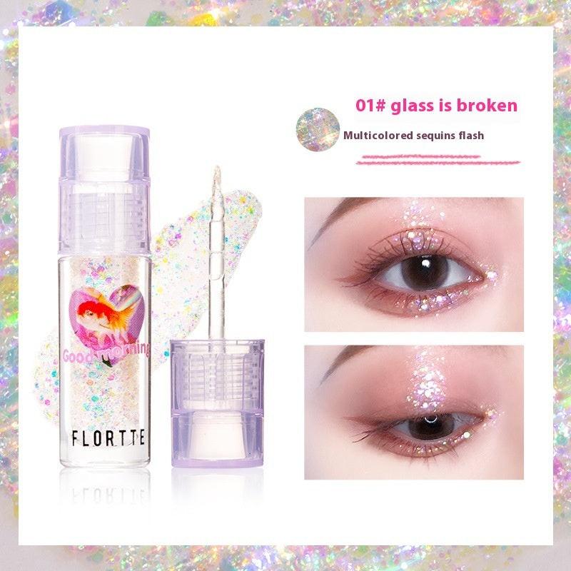 Eye Shadow Plate Thin And Glittering Matte Crouching Silkworm Brightening.