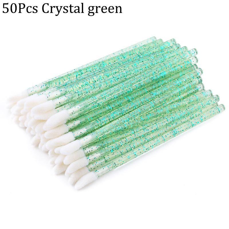 Crystal rod lip brush red brush lip gloss brush.