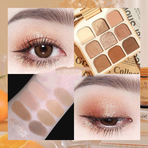 Blush All-in-one Ins Nine-color Eyeshadow Palette.