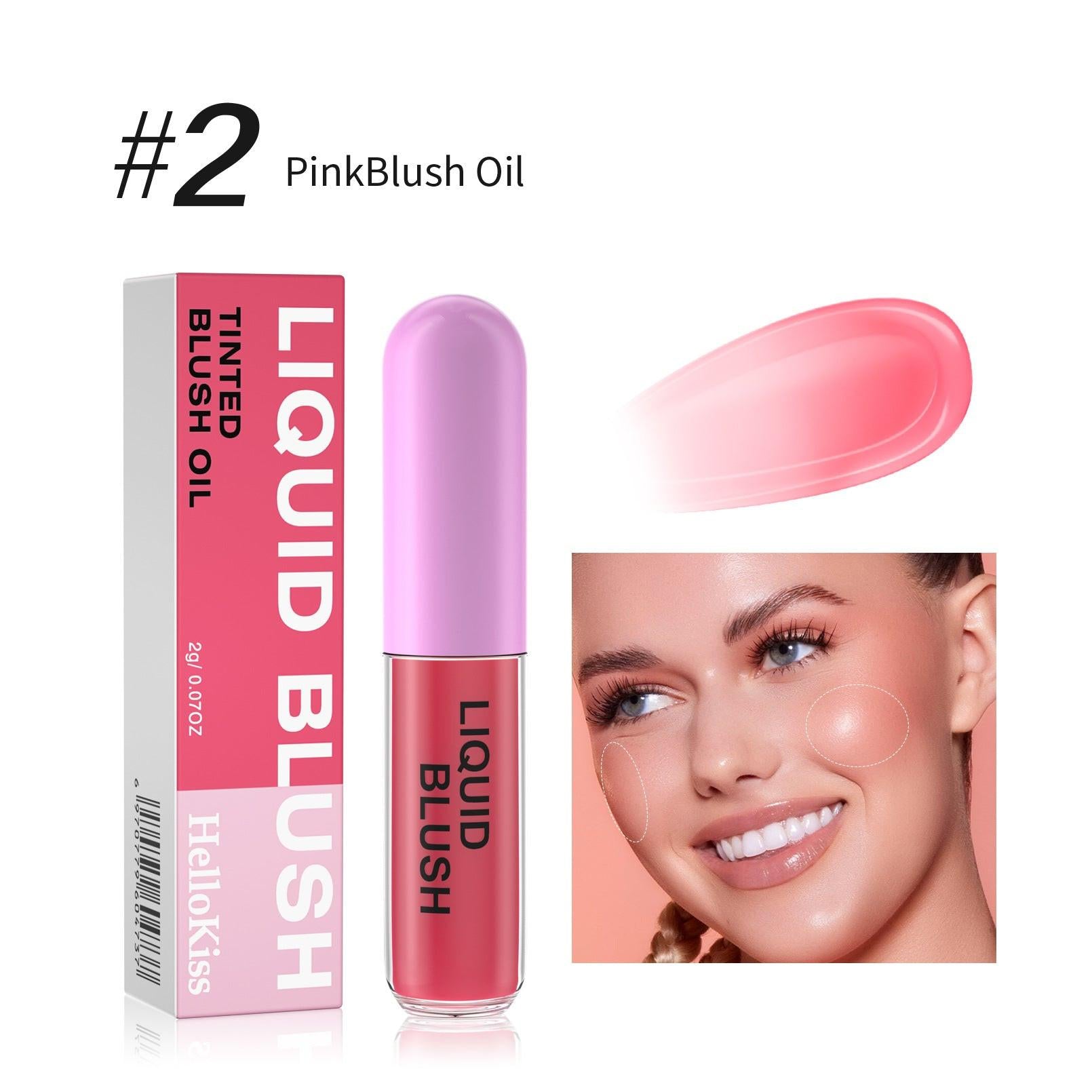 Rosy Non-fading Rouge Liquid Blush.