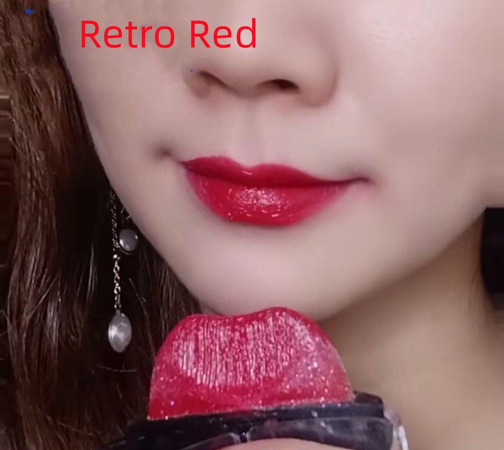 Lazy Lipstick One Kiss Molded Waterproof Moisturizing Moisturizer.