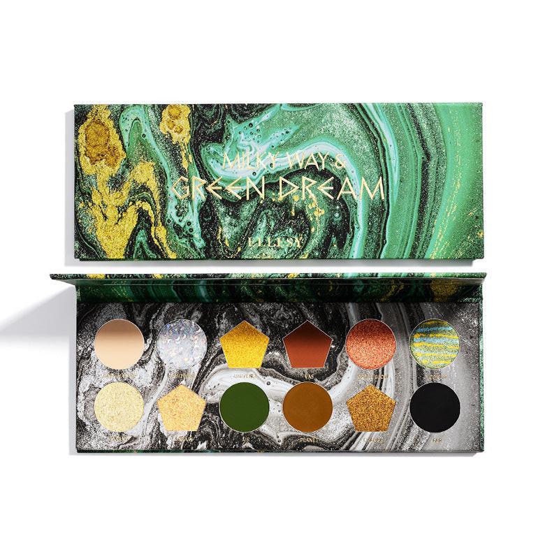 12 colors pork belly sequin eyeshadow box.