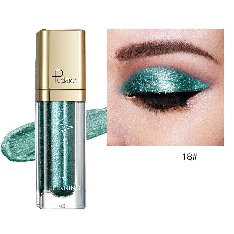 18-color glitter eyeshadow.