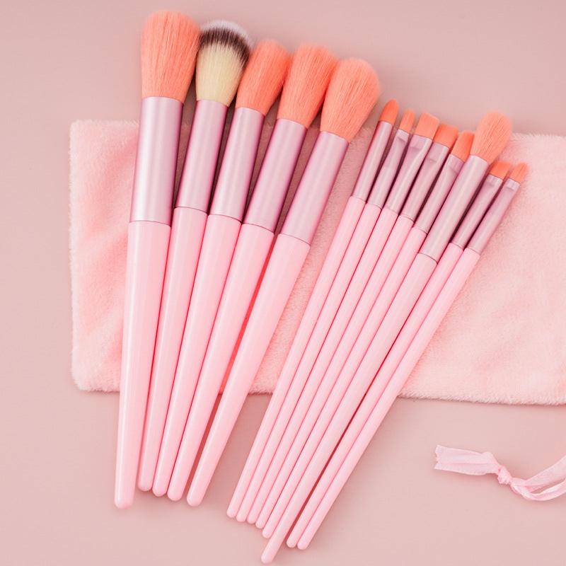 13Pcs Makeup Brush Set Make Up Concealer Brush Blush Powder Brush Eye Shadow Highlighter Foundation Brush Cosmetic Beauty Tools.