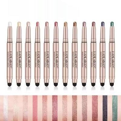 Crouching Silkworm Women's High-gloss Pearlescent Eye Shadow Stick.