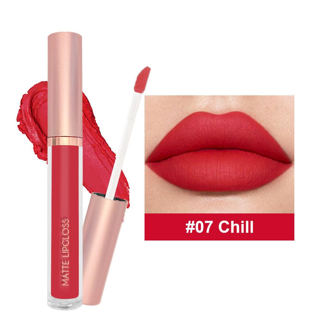 12-color Nude Jam Matte Lip Gloss Does Not Fade.