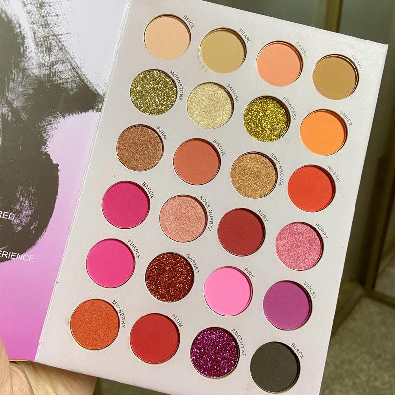 72-color Book Eyeshadow Matte Pearlescent Large Stage Makeup Easy To Color For Beginners.