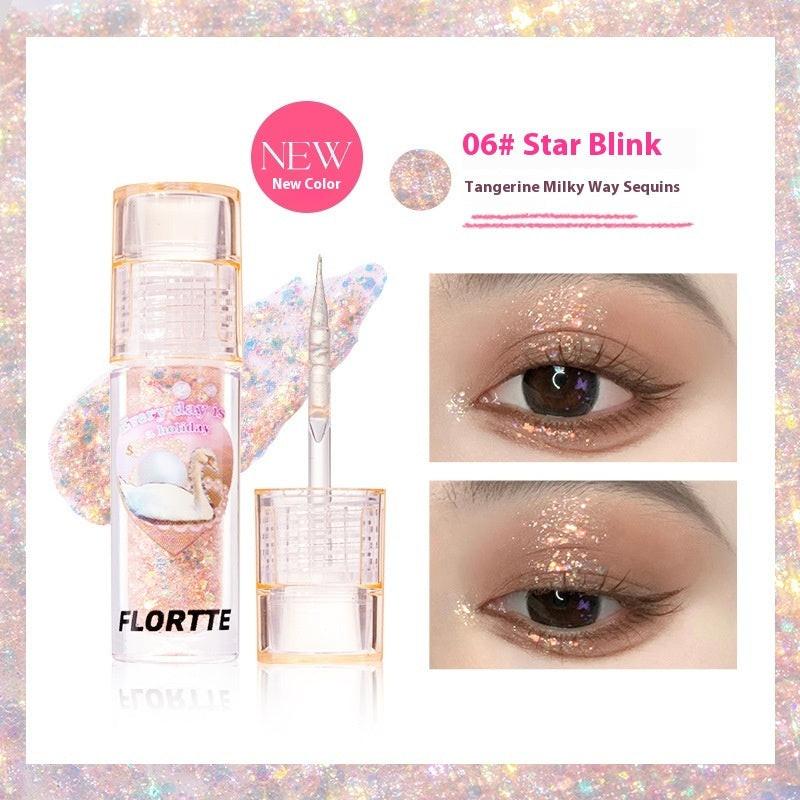 Eye Shadow Plate Thin And Glittering Matte Crouching Silkworm Brightening.