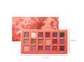 Small-cap Milk Tea Color Portable 18-color Matte Eyeshadow Palette.