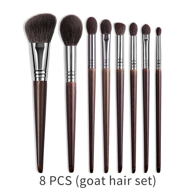 Natural Makeup Brushes Set Eyeshadow Make Up Brush Goat.