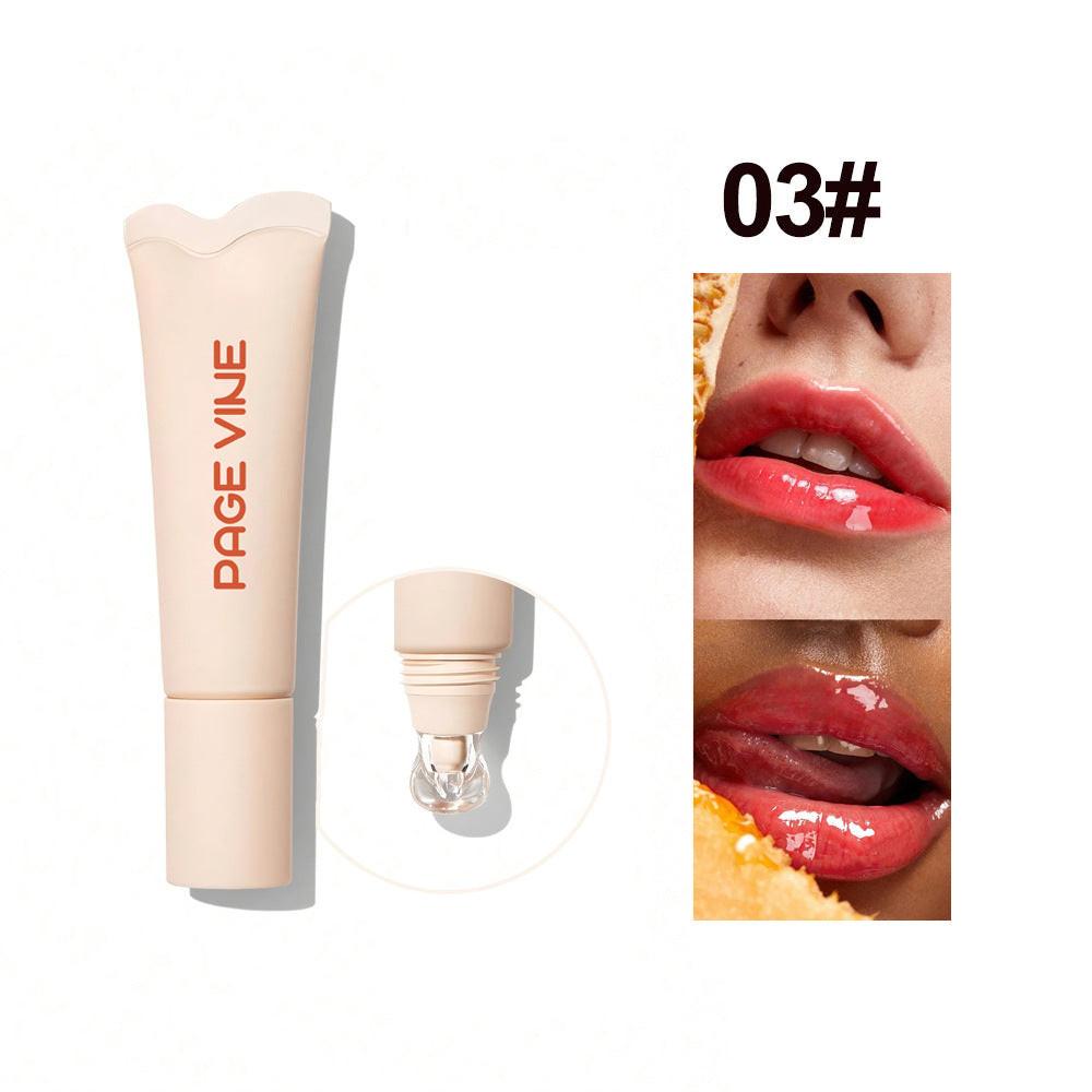 4-color Brightening Lip Balm Moisturizing Exfoliating Skin Long-Lasting Moisturizing Lip Gloss Women Cosmetics.