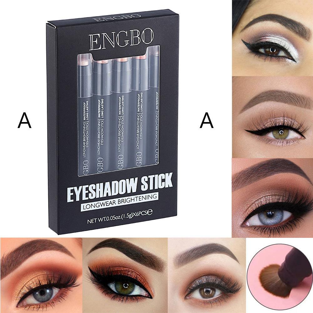 Double-headed Eyeliner Pen Suit Long-lasting Pearlescent.