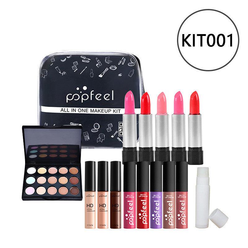 Makeup Cosmetics Set Beginner Combination Concealer Eyeliner Eyebrow Pencil.