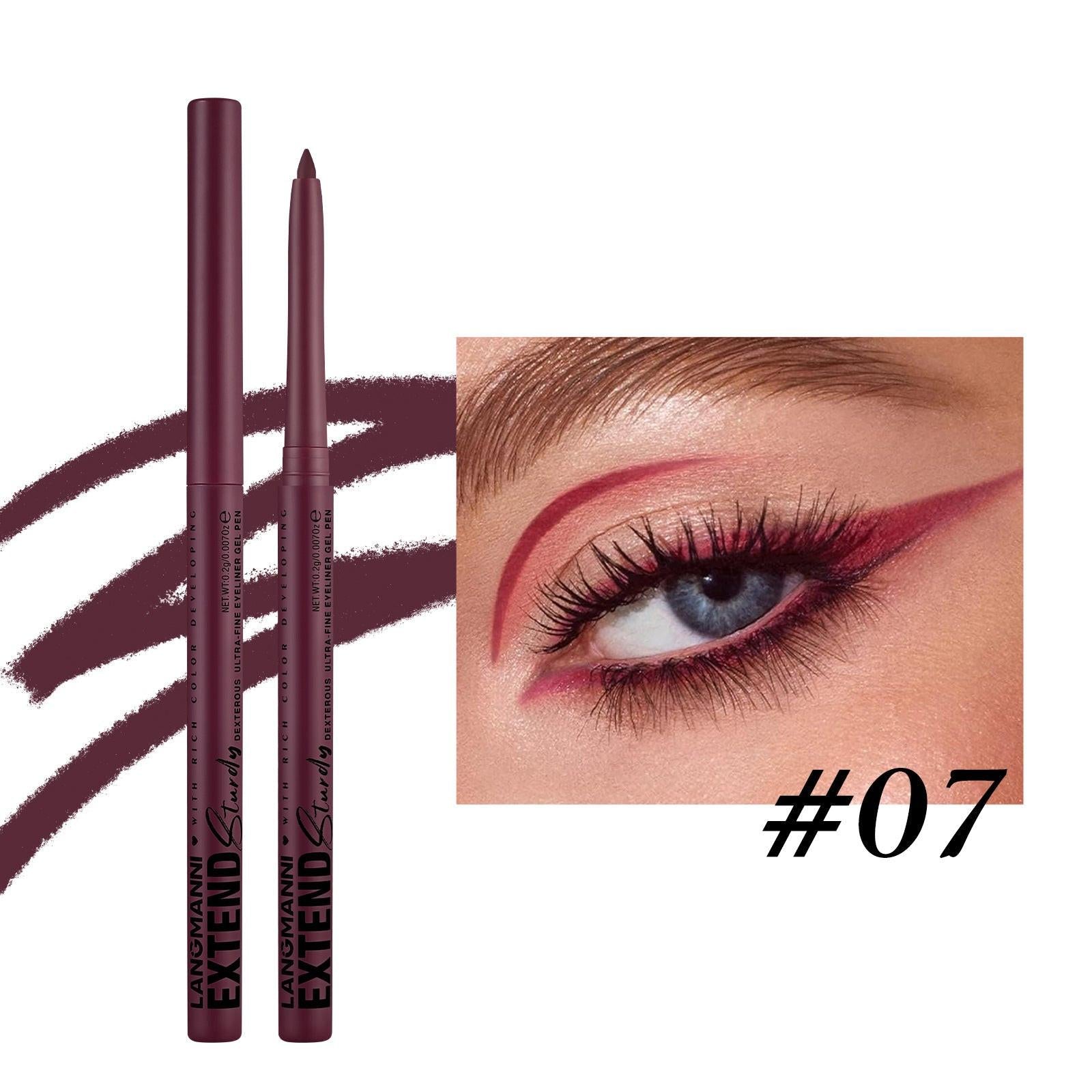 Waterproof And Durable Not Smudge Automatic Rotation Eyeliner.