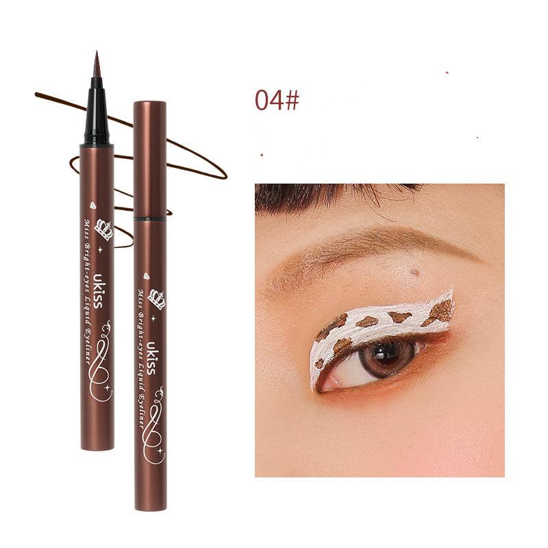 Waterproof color eyeliner pen.