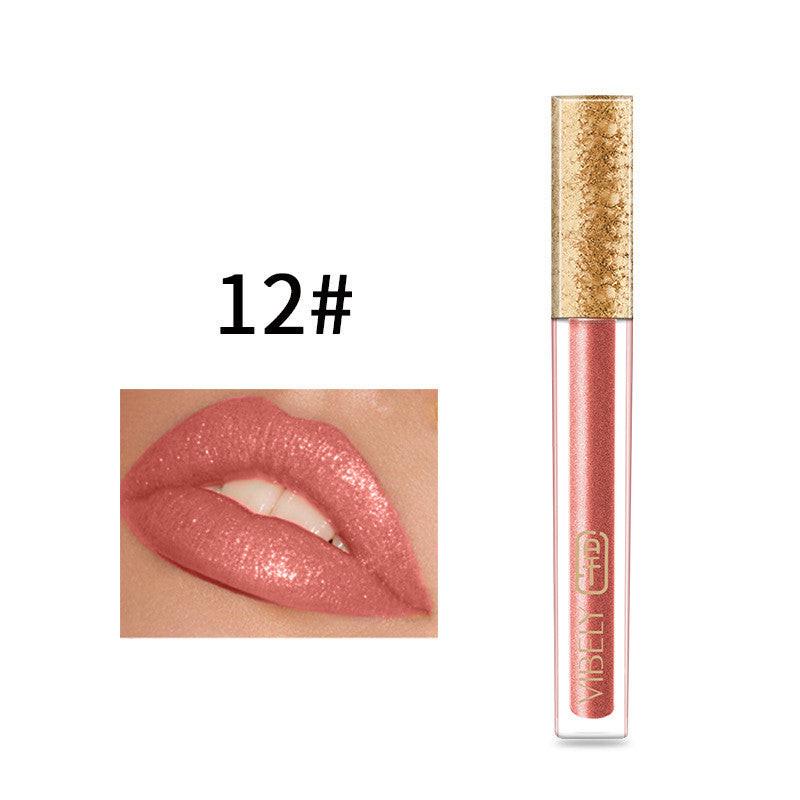 15 Colors Smear-proof Makeup No Stain On Cup Matte Lip Gloss.