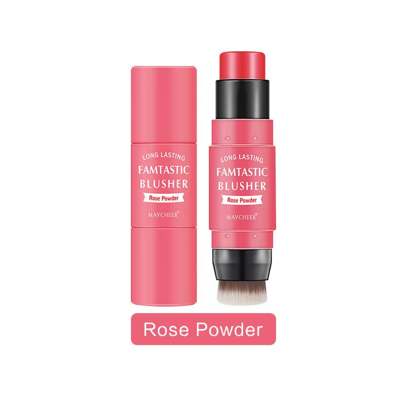 Two-in-one Blush Stick Portable Thin And Glittering Special.