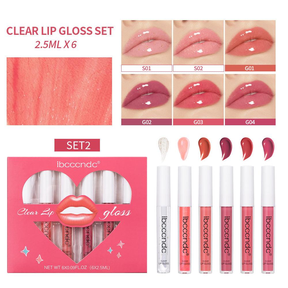 Transparent Lip Gloss Suit Liquid Lipstick.