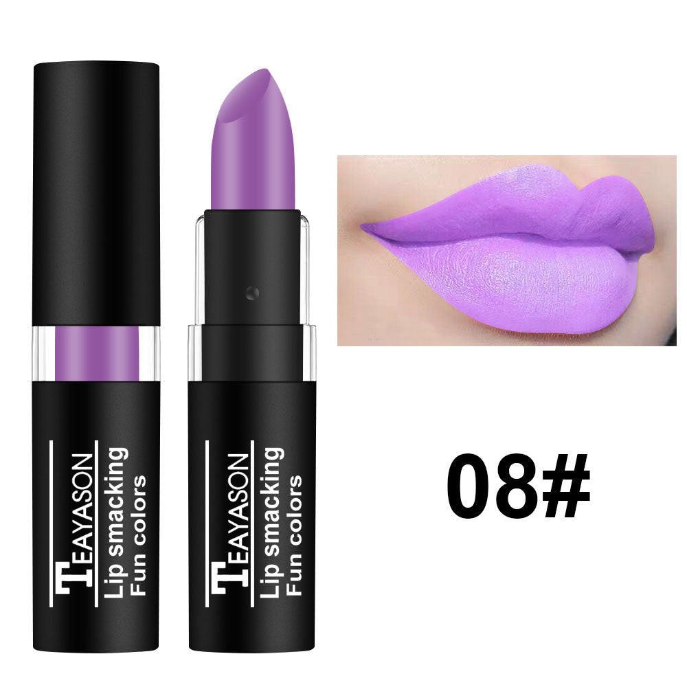 Dark Lipstick White Nude Color Vampire Halloween Creative Makeup Retro.
