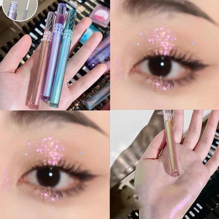 Lying Silkworm Liquid Eye Shadow Cosmetics.