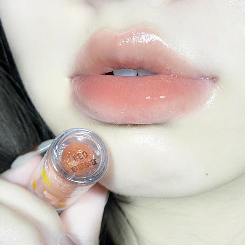 Moisturizing Lip Gloss Transparent Lip Gloss Water Light Mirror Lipstick.