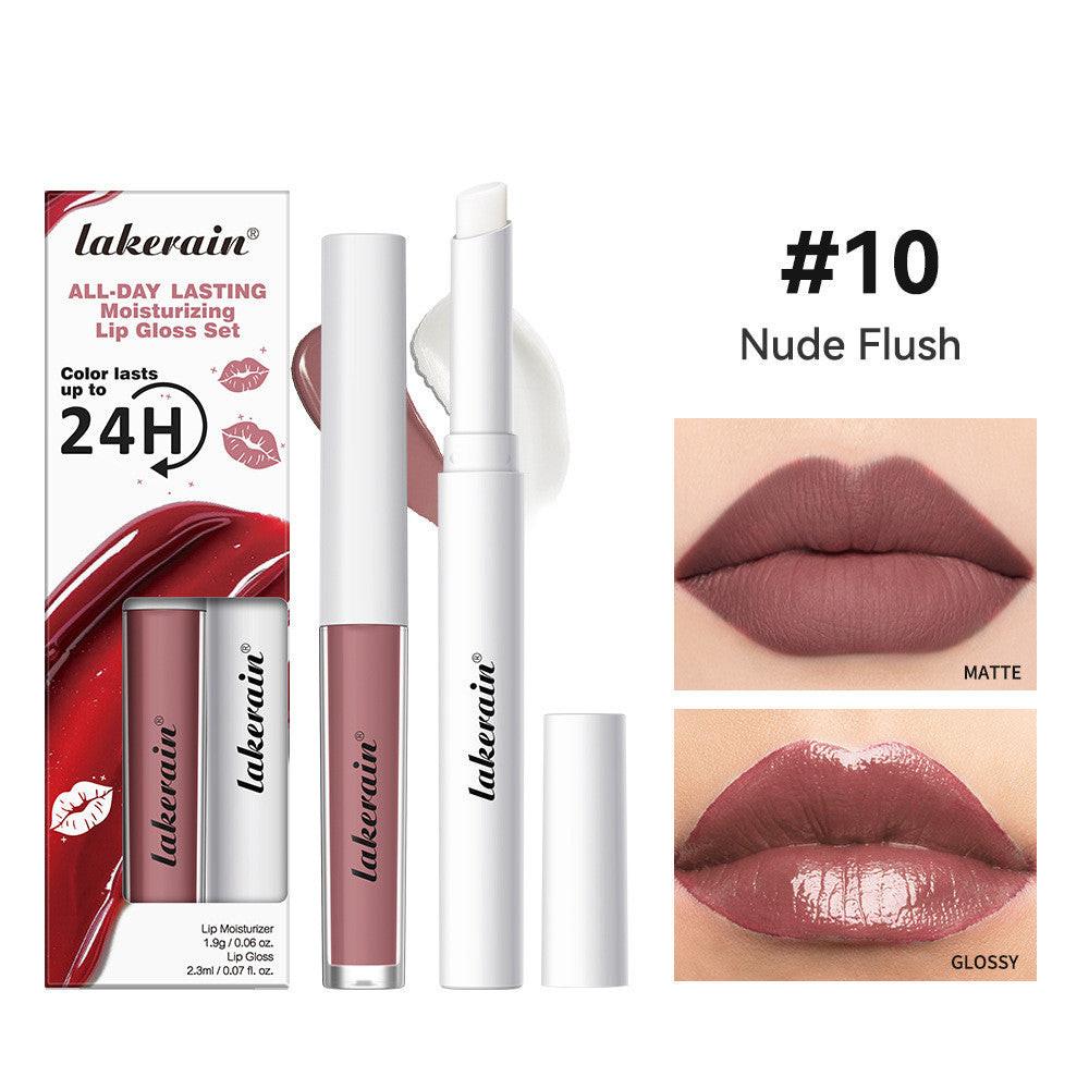 Moisturizing Lip Gloss Suit Long-lasting Matte.